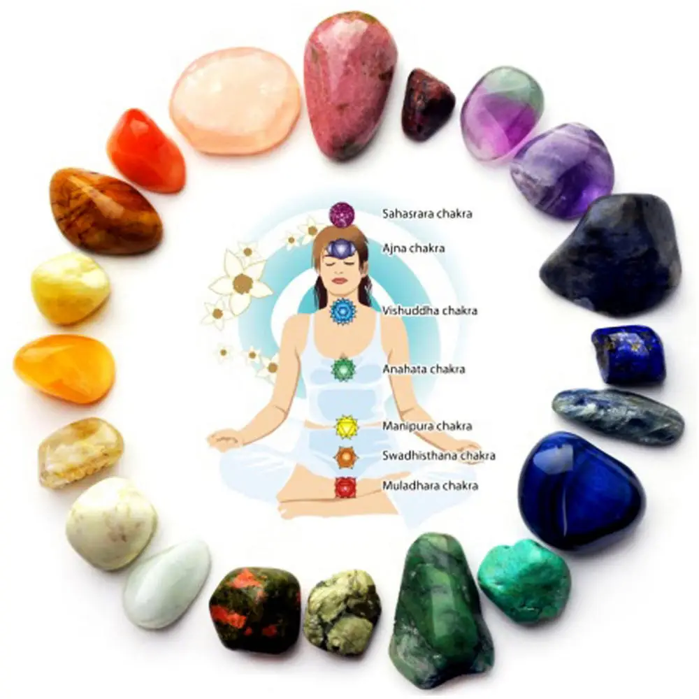 

7 Colors Natural Stones Crystal Yoga Energy Stone Chakra Stone Irregular Reiki Healing Crystals Stone Polished Mineral Crafts