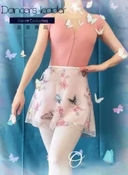 Ballet Skirt Colorful Butterfly Embroidered Women's Dance Skirt Gymnastics Practice Skirt Adult Ballet Lyric Skirt