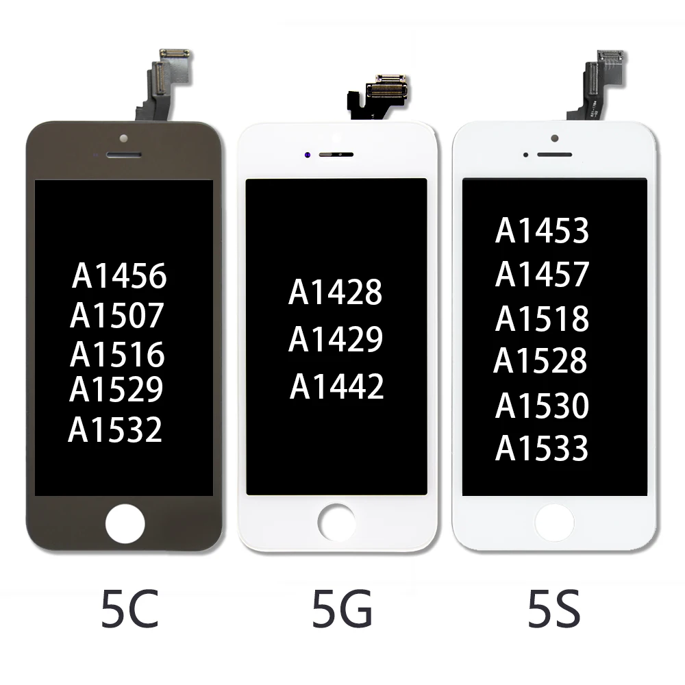 Grade AAAAA Pantalla Phone Screen LCD For Apple iPhone 5 5c 5s 6 6s Digitizer Assembly Display No Dead Pixel with Repair Tools