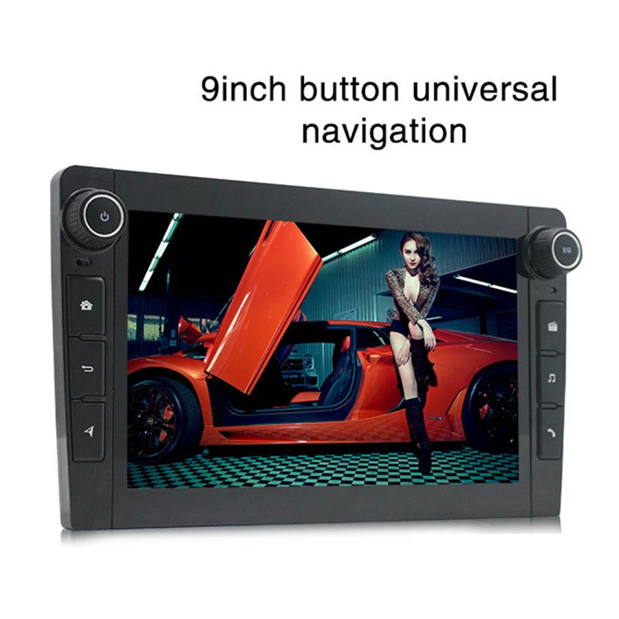 

9 inch 2DIN Android 8.1 Car Stereo Radio GPS Wifi Mirror Link 1080P Quad-core RAM 1GB ROM+16GB