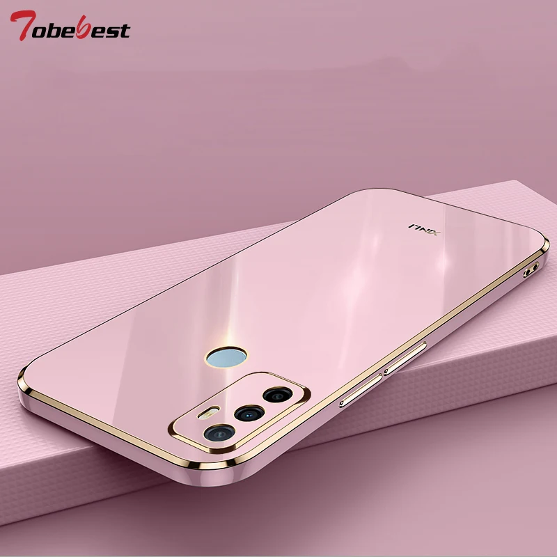 High Quality Plating Silicone Phone Case - Soft Back Cover