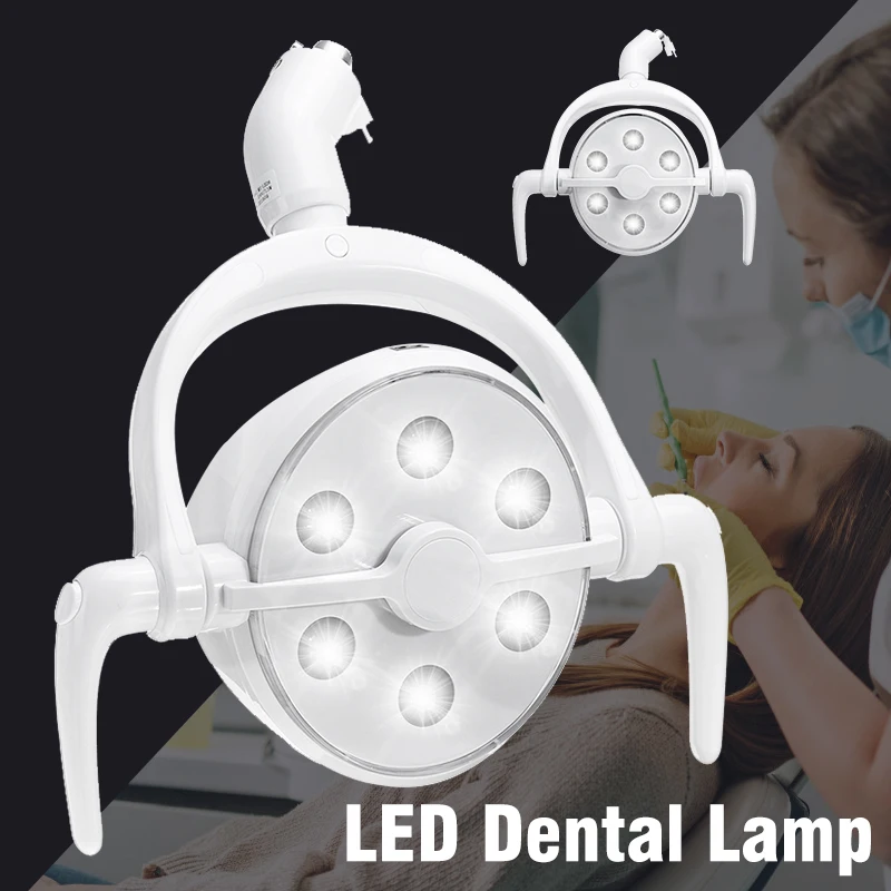  Effecient 6 LED Oral Operation Shawdowless Dental Lamp Infrared Inductive Switch Dentistry Chair Sp - 4000338685063
