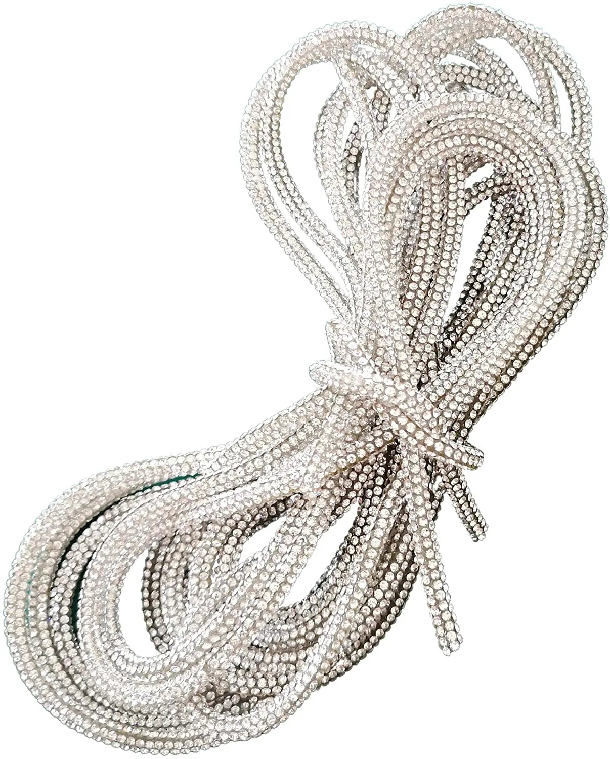 Nastro Di Strass Rosa 4mm X 5m Con Punte Metalliche - Per Decorare Scarpe E Abiti - Foto 4