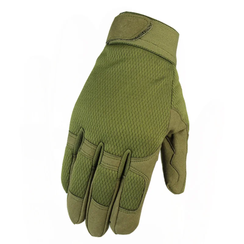 Army green Мультикам уличные тактические перчатки армейские военные велосипедные страйкбол Пешие прогулки скалолазание стрельба Пейнтбол Камуфляж Спорт полный палец перчатки - Цвет: Army green