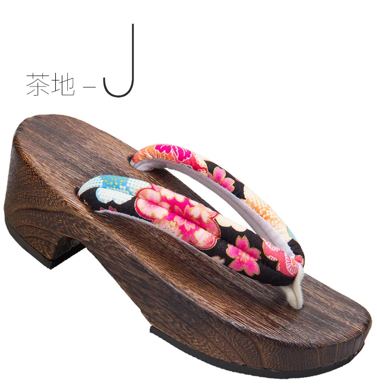Wooden Clogs Japanese Geta Flat Sandals Flip Flops Japanese