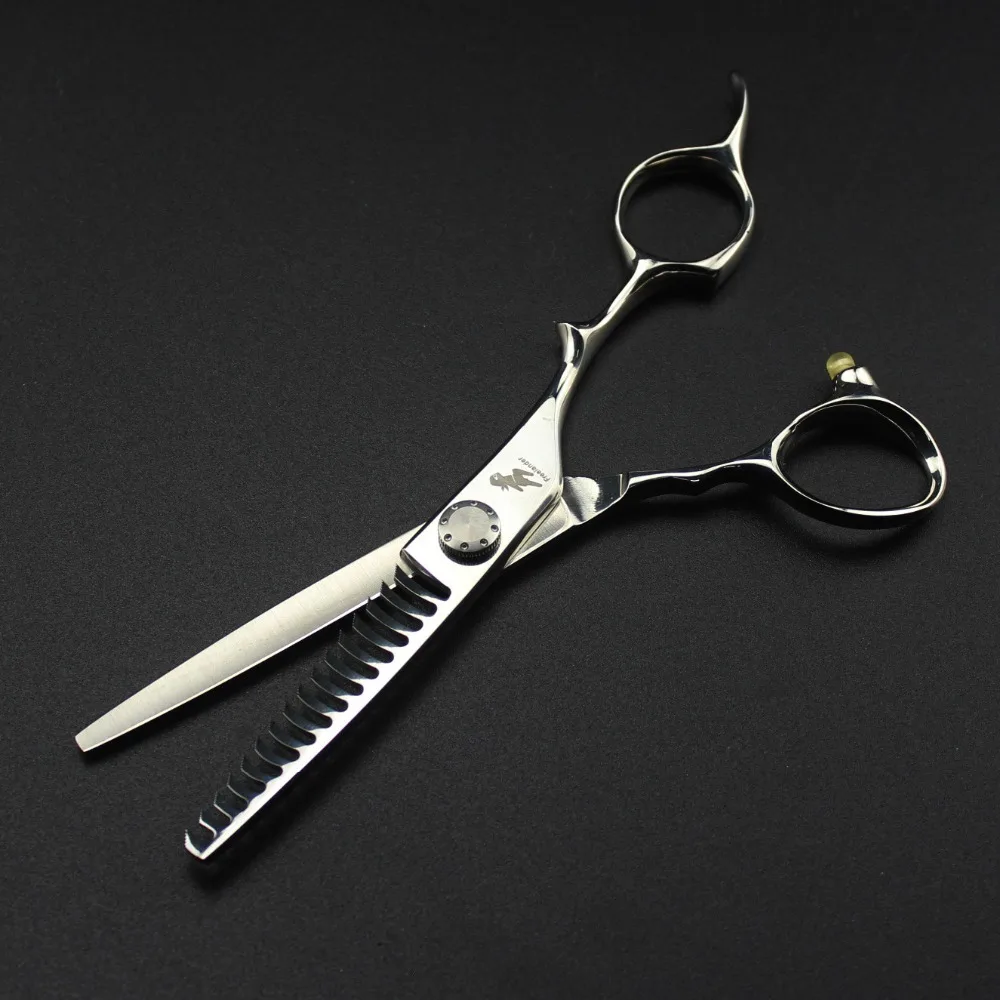 6.0" Professional haircut Cutting Scissors 440C Trimming Shears HIGH screw Stainless Steel Stylist Thinning Clipper