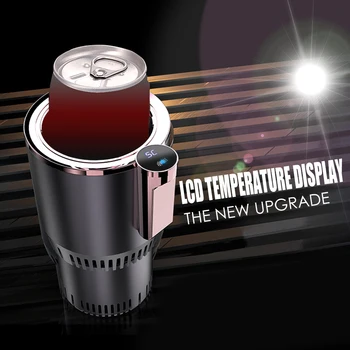 

Convenient Replace Car Accessories Digital Display Car Home Office Beverage Drink Can Cooler Baby Bottle Warmer 12V
