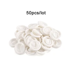 Disposable Latex Finger Cots - Natural Rubber Protective Fingertips for DIY Crafting and Resin Work (50/100 Pack) (50Pcs)