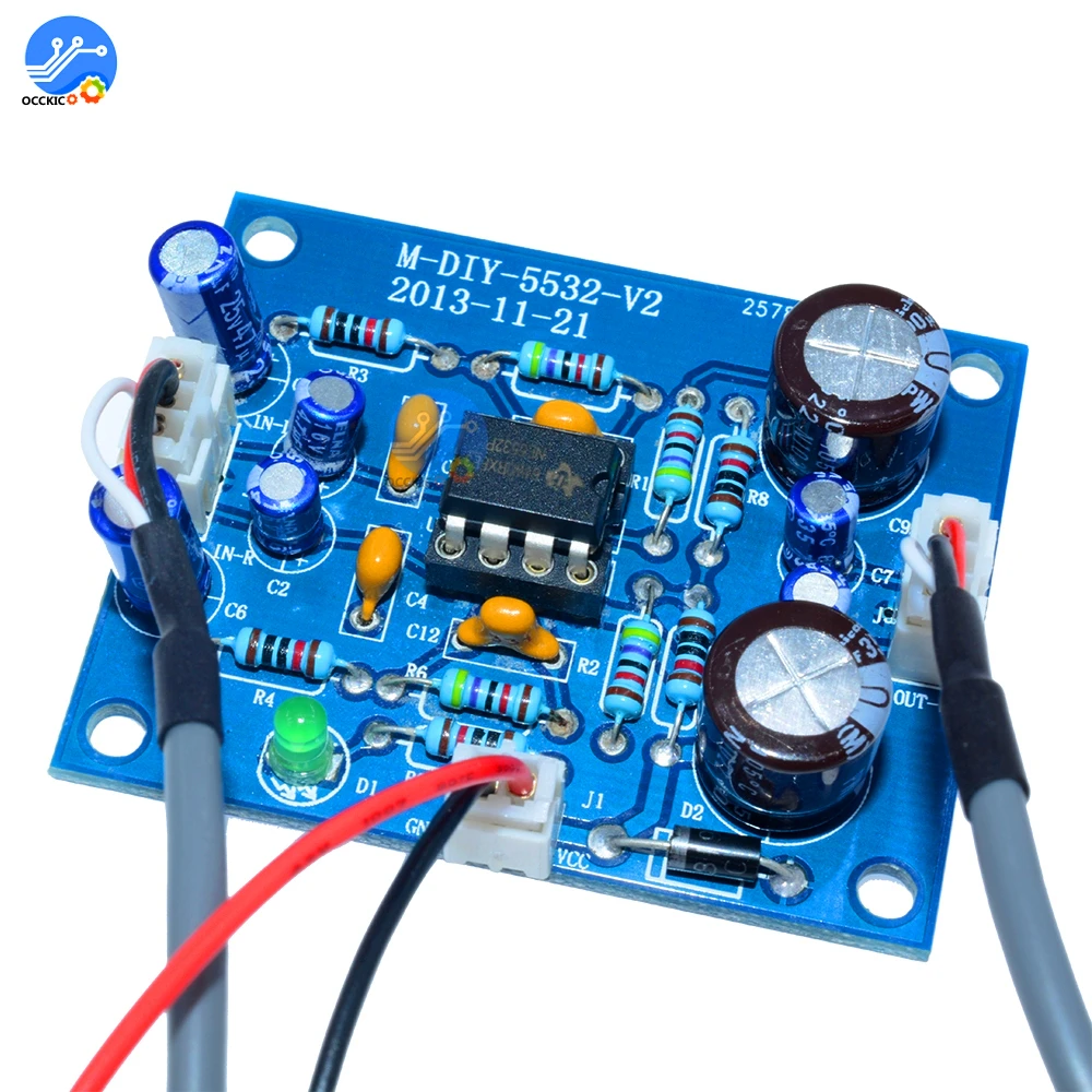 NE5532 OP AMP стерео аудио усилитель доска DIY kit для колонок звуковое оборудование