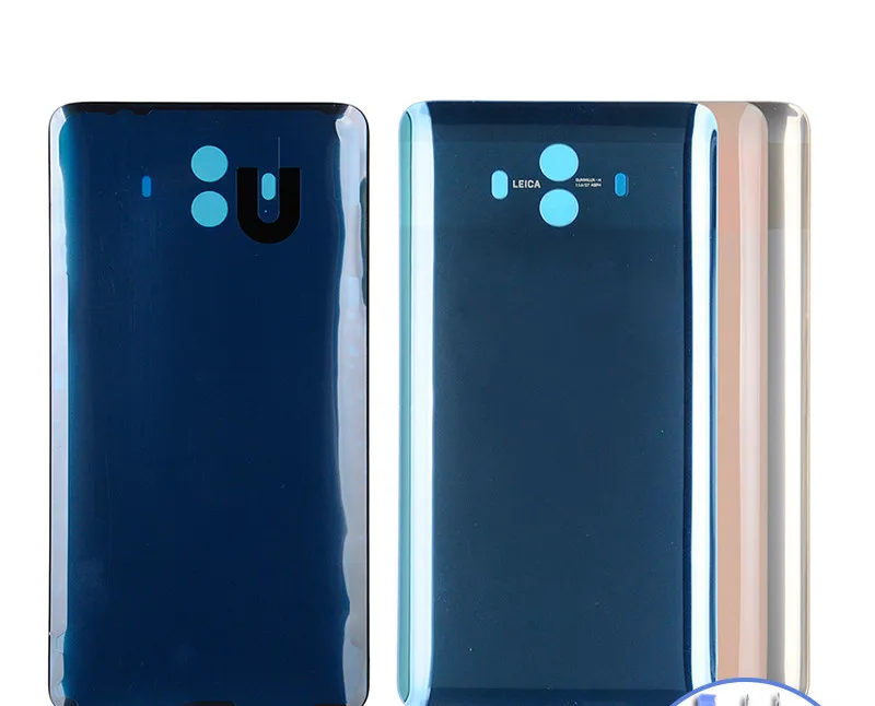 Высокое качество для Huawei Mate 10 задняя крышка батарейного отсека стеклянная панель Задняя крышка корпуса дверного корпуса Крышка батарейного отсека