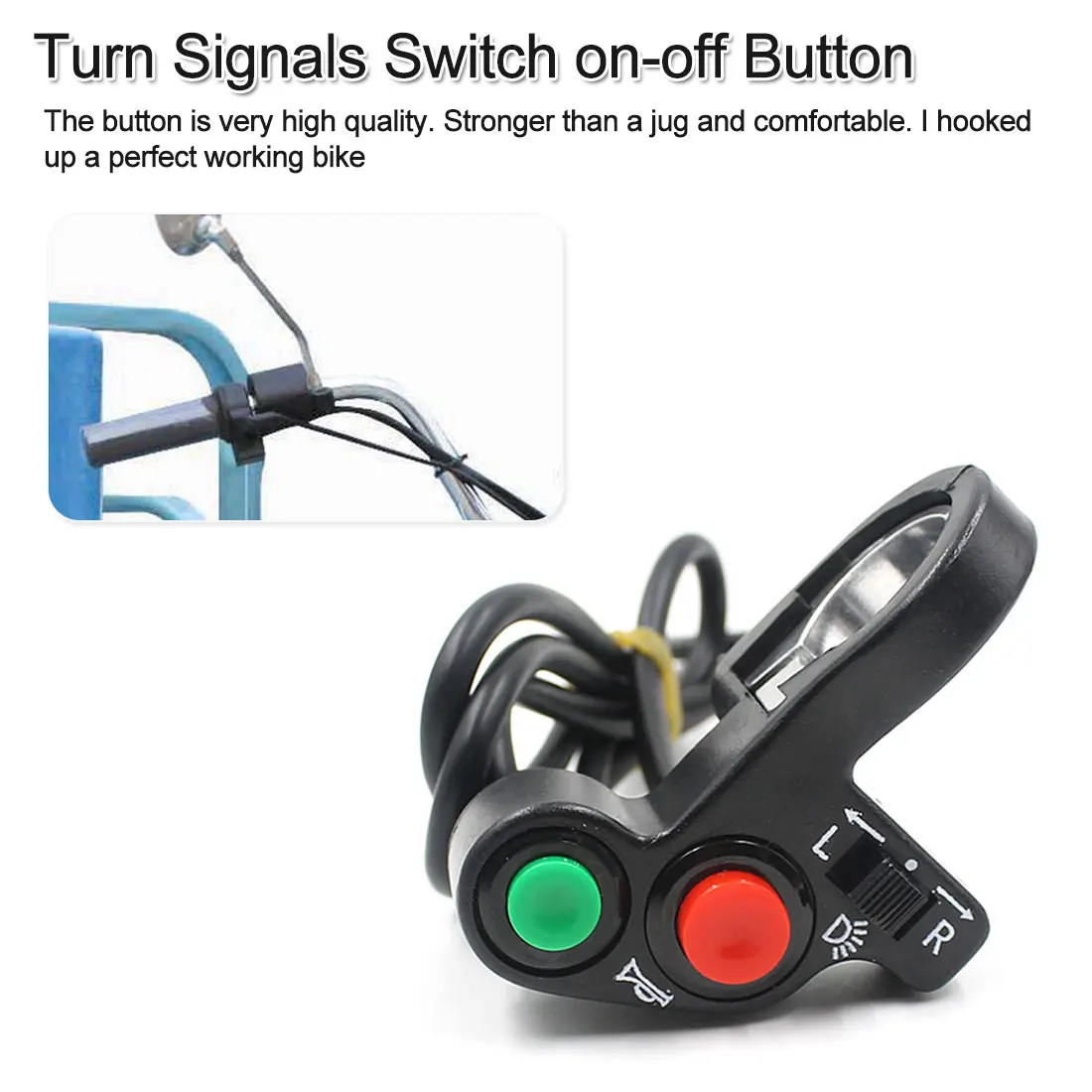 Turn Signals Switch On Off Button Quad Light Turn Fixed Flameout