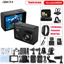 Ultra HD Action Camera NT96660 Wifi 12MP 4k/30fps 1080p/60fps remote control 170D Lens go Waterproof pro Sports Camera