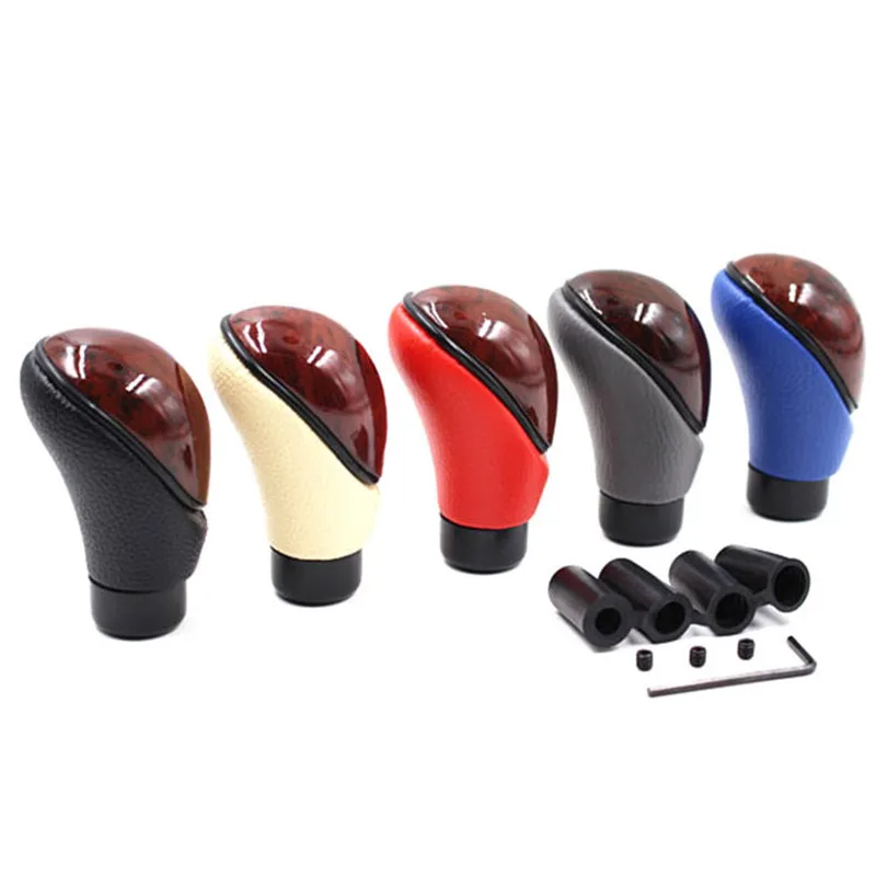 100% Гарантированная карбоновая рукоятка переключения передач из ПВХ кожи