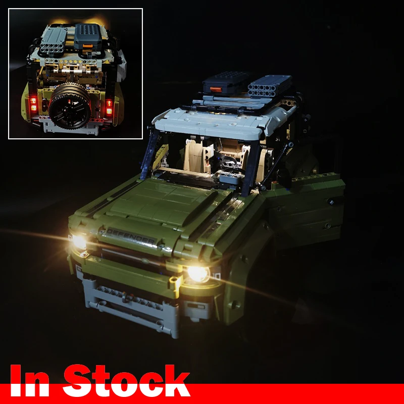 

Led Light Set For Blocks 42110 Land Rover Defenders Off road Vehicle Technic Group Boys and Girls Assembling Kid Toys