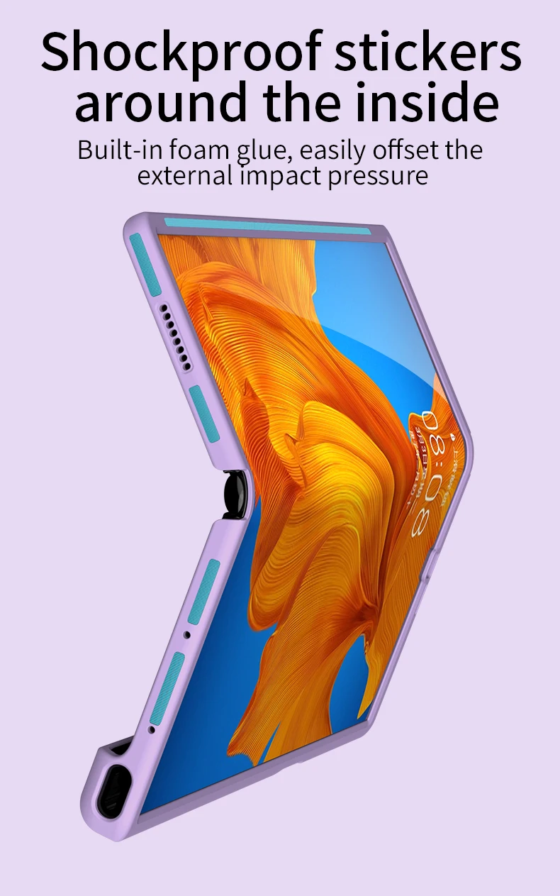 huawei snorkeling case Gkk Liquid Silicone Case For Huawei Mate Xs Case Frame Soft Edge With Screen Protector Film Cover For Huawei Mate Xs Case Coque huawei phone cover