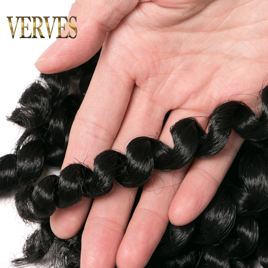 Накладные синтетические волосы VERVES Jumpy Wand ямайские кудрявые для наращивания 8