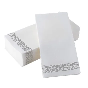 

150 Pack Disposable Hand Paper - Feel Hand Napkins - Decorative Floral Paper Guest Towels