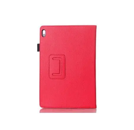 Чехол-книжка из искусственной кожи для lenovo ideaTab A10-80 A10-80HC A10-70 A7600 A7600-h/A7600-f 10,1 дюймов чехол для планшета s - Цвет: Красный