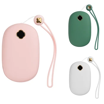 

10000MAh USB Rechargeable Electric Hand Warmer Winter Double-Side Heating Mini 5V Portable Power Bank 2 in 1