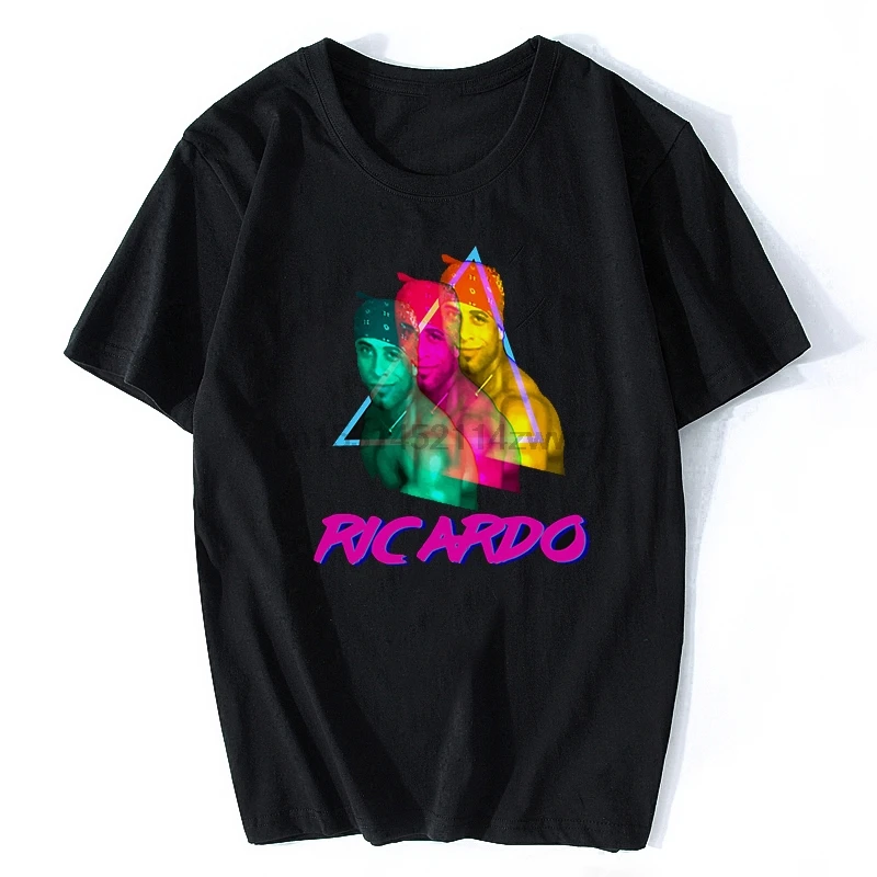 Футболка Ricardo Milos Мужская в эстетике RGB крутая винтажная хлопковая тенниска стиле