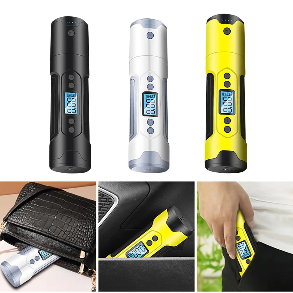 

Car Motorcycle Bicycle Swimming Ring Air Pump Portable Tire Compressor LCD Display 12V USB Rechargeable Wireless Tire Inflator