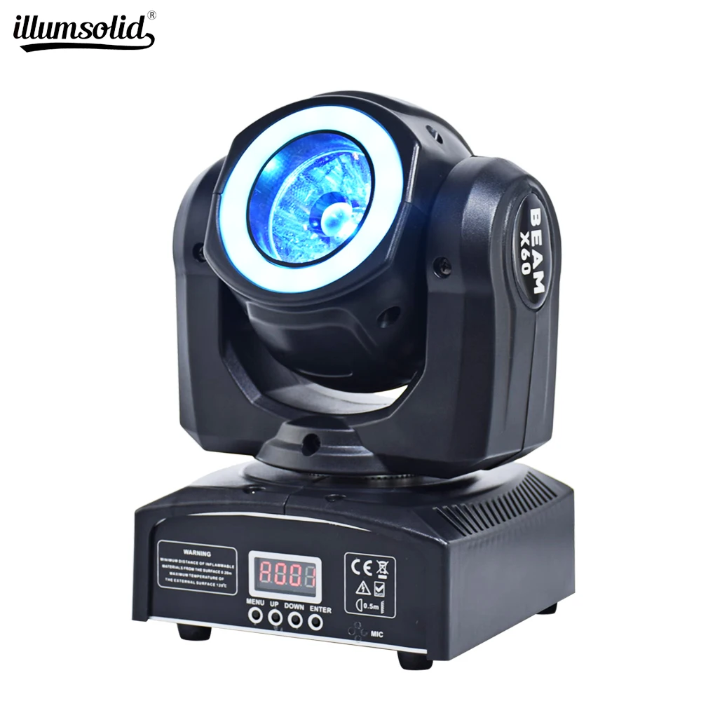 Светодиодный прожектор Lyre dmx RGBW 60 Вт сценический с подвижной головкой 2 в 1