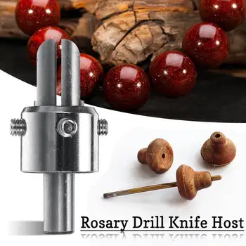

Drill Bit Rosary Host DIY Wood Rosary Bead Knife Molding Wooden Bead Maker Kit Woodworking Router Bit Tool