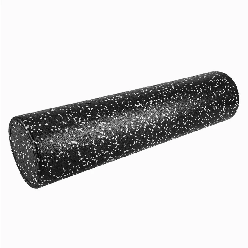 Black white 60cm Пена ролик EPP фитнес Йога триггер-точка ролик тренировки фитнес Йога блок прибор для занятия йогой спортивный массажный ролик - Color: Black white 60cm