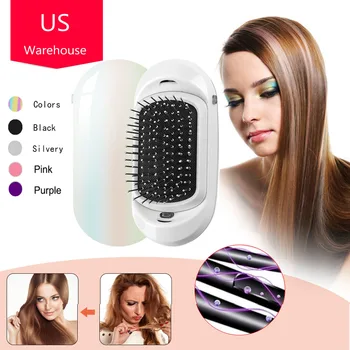 

Ionic Hair brush, 2.0 Magic Portable Electric Ionic Hairbrush Upgrade Negative Ions Hair Brush Hair Styling Scalp Massage Comb.