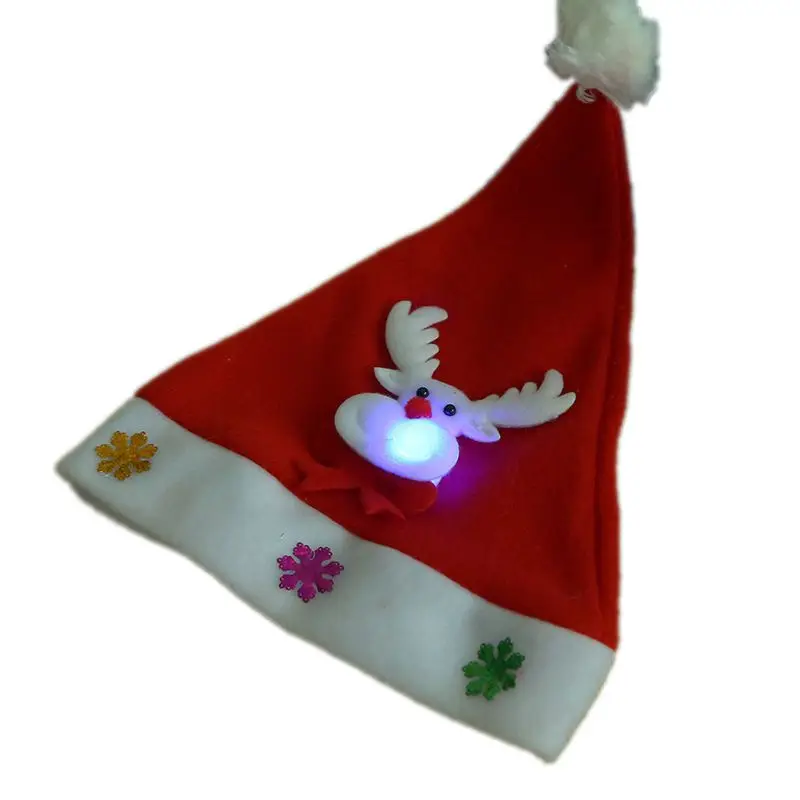 Christmas Santa Claus Hat Unisex Adult Red Cap Novelty Classic Hat For Party Decoration