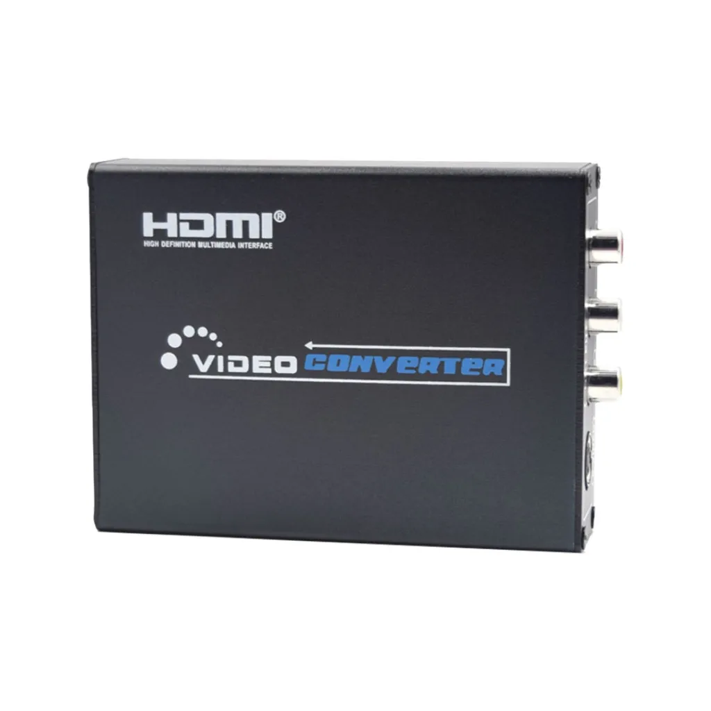 Mosunx HDMI в композитный 3RCA AV S-Video R/L аудио Vdieo конвертер адаптер Upscaler поддержка 720P/1080P