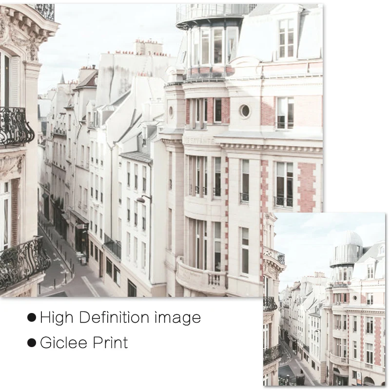 Жикле настенный художественный домашний декор фотография в Париже современные