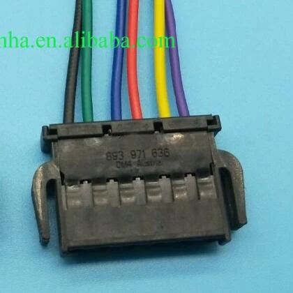 5 комплектов 6pin задний светильник жгут проводов разъем для A6 A8 1994- A4 S4 893971636