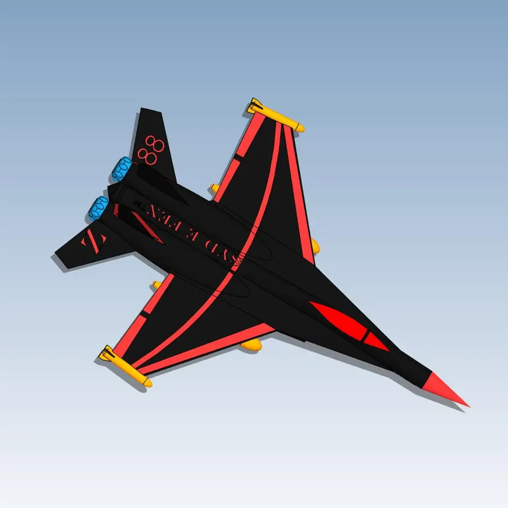  Red Spider Aircraft Custom order high quality high precision digital models 3D printing service Cla
