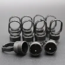 100 шт./пакет черный пигмент кольца чернил для татуажа, подстаканник кольца Перманентный макияж тату аксессуары