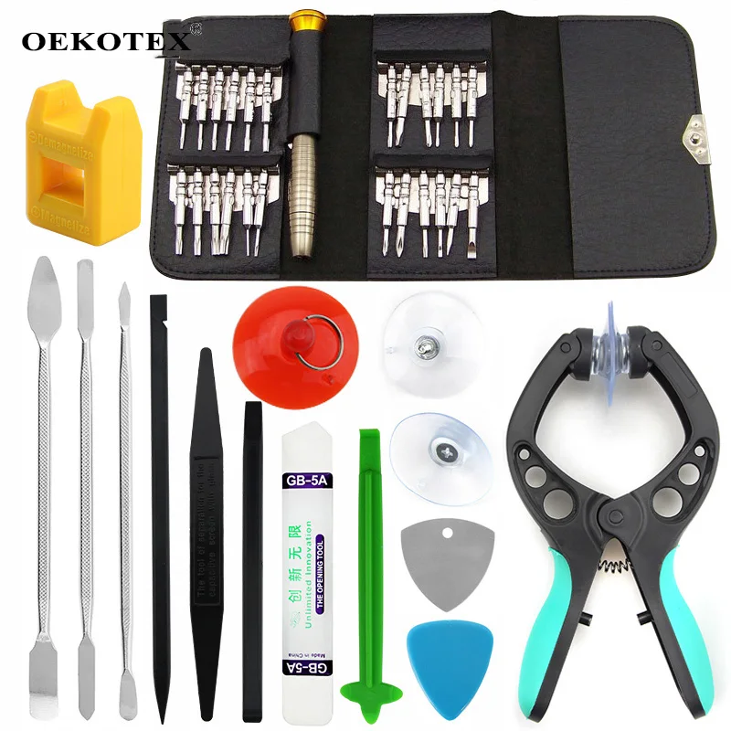 

38in 1 Mobile Phone Screen Opening Pliers Repair Tools Kit For iPhone Samsung Huawei Screwdriver Pry Disassemble Tool Set