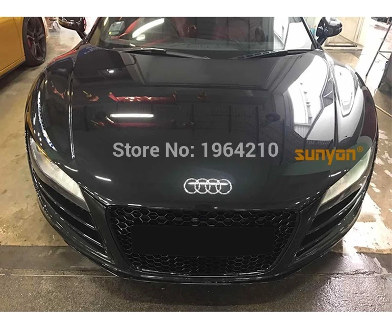 Для Audi R8 2013 ABS пластик RS Стиль решетка изменить Передние решетки передний центр решетки радиатора автомобильные аксессуары