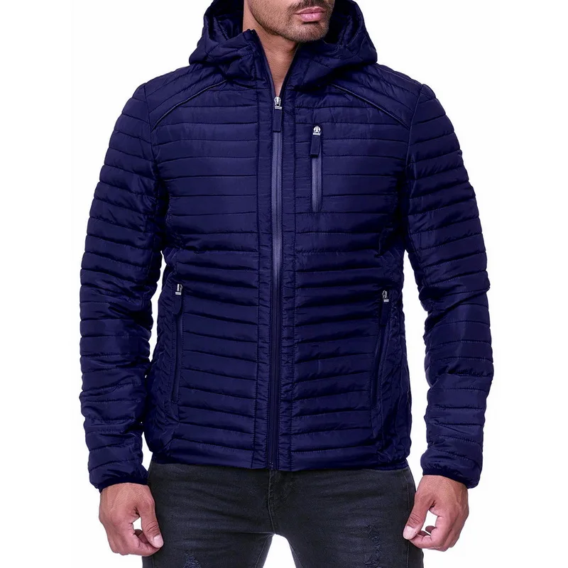 

Litthing 2019 Men Hooded Ultralight White Duck Down Jacket Warm Jacket Fashion Brand Line Portable Package Men Pack Jacket