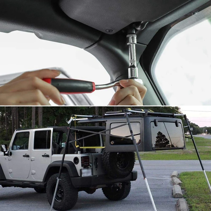 Набор гаечных ключей Hardtop и набор для удаления дверей Torx для 1997- Jeep Wrangler TJ JK JL и Unlimited Sport Sahara Rubicon X