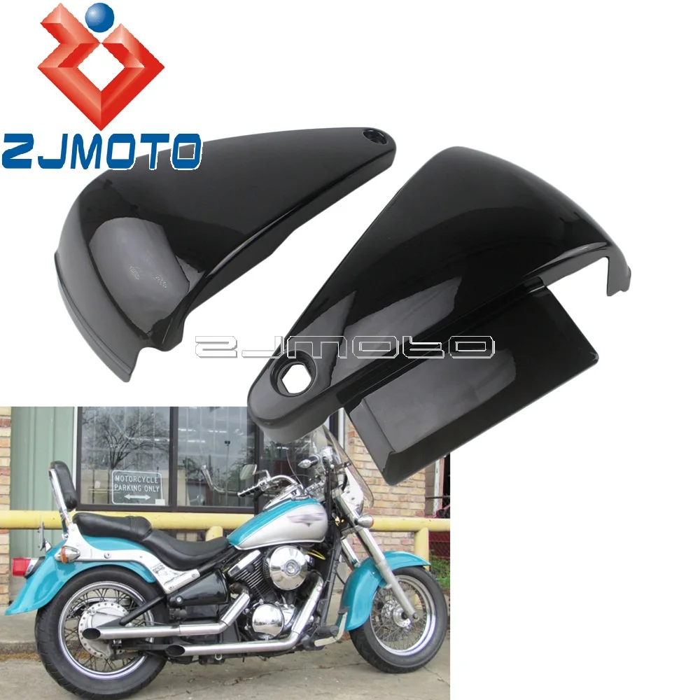 

Боковой обтекатель аккумулятора мотоцикла для Kawasaki Vulcan 400 VN400 1995-2004 Vulcan 800 VN800 1995-2006 боковые крышки аккумулятора