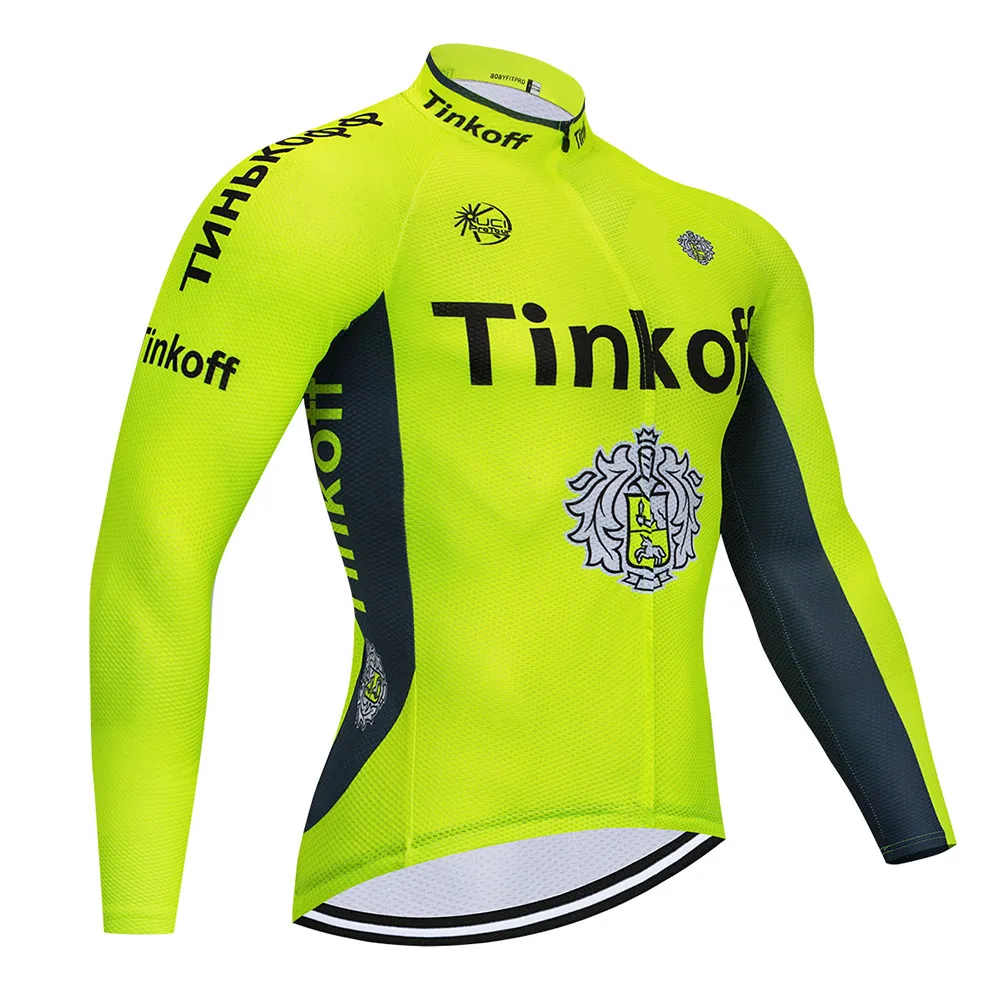 12 Tinkoff рубашка для езды на велосипеде для мужчин комплект с длинными рукавами MTB велосипедный костюм, трико одежда для велоспорта Мужская велосипедная одежда комбинезон - Цвет: 12