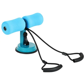 

2pcs/set Slimming Situp Bar Floor Tension Rope Fitness Aid Ab Rollers Home Gym Body Building Height Adjustable Self-suction
