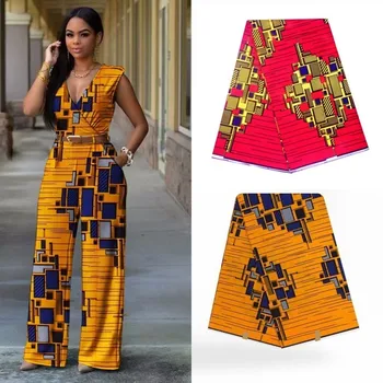 

Nigerian Lace Fabrics ASO EBI African Cotton Print Ankara High Quality wax Veritable Wax pagne african pagne Veritable wax A