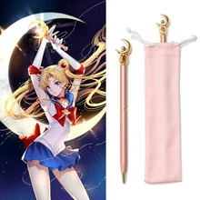 Anime Sailor Moon Cosplay Prop Accessories Ballpoint Pen Student Cute Pen Ball Pen Fans Gift Action Toy Figures Stationery Toy