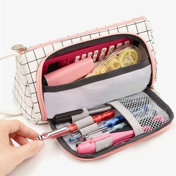 

Kawaii Pencil Case Super Large Capacity PencilCase School Pen Case Supplies School Box Pencil Pouch Stationery
