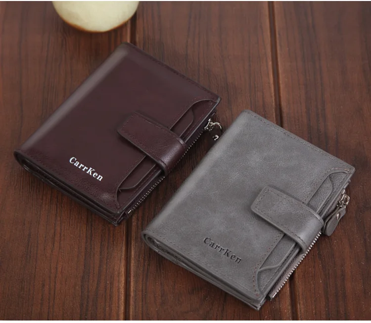New Young Men's Wallet Card Bag for Men's Short Multi-function Wallet