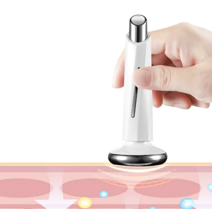 Ultrasound Therapy Skin Scrubber Ultrasonic Pore Cleaner Galvanic Ion Spa Beauty Device Facial Massage Face Roller Facial