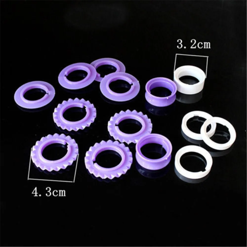 Cake Cookie Pie Pizza Cutter  Fondant Strip Ribbon Cutter Sugarcraft Tool Rolling Pin Embosser Roller Set Cake Decorating Tools 04