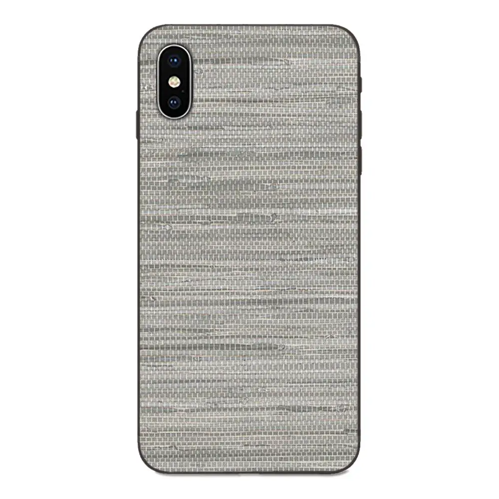 ТПУ защитные чехлы для телефонов серый лен Темный Apple iPhone X XS Max XR 4 4S 5 5S SE 6 6S 7 8 Plus| |