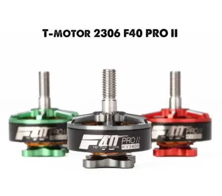 

New arrival T-motor F40 PRO II 1600KV 2400KV 2600KV 3-4S Brushless Motor for RC Multirotor FPV Racing Drone Black Green Red